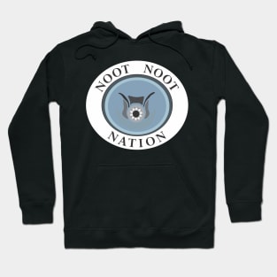 Water bear - Noot Noot Nation (oval badge) Hoodie